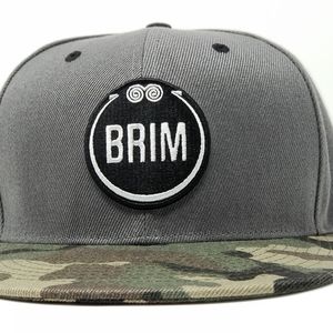Brim Apparel camo snapback hat